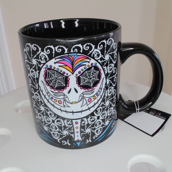 NWT Disney Tim Burton's Nightmare Before Christmas Glow‎ in the Dark Ceramic Mug - Picture 2 of 3